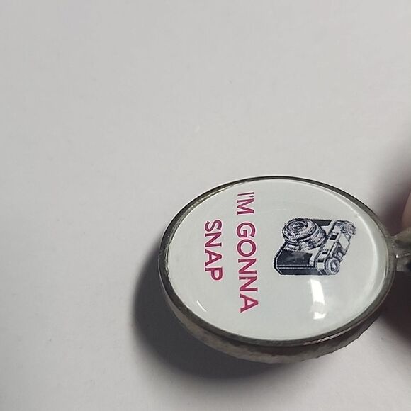 I'm Gonna Snap Photography Necklace Pendant Camera Rounded - Picture 4 of 4